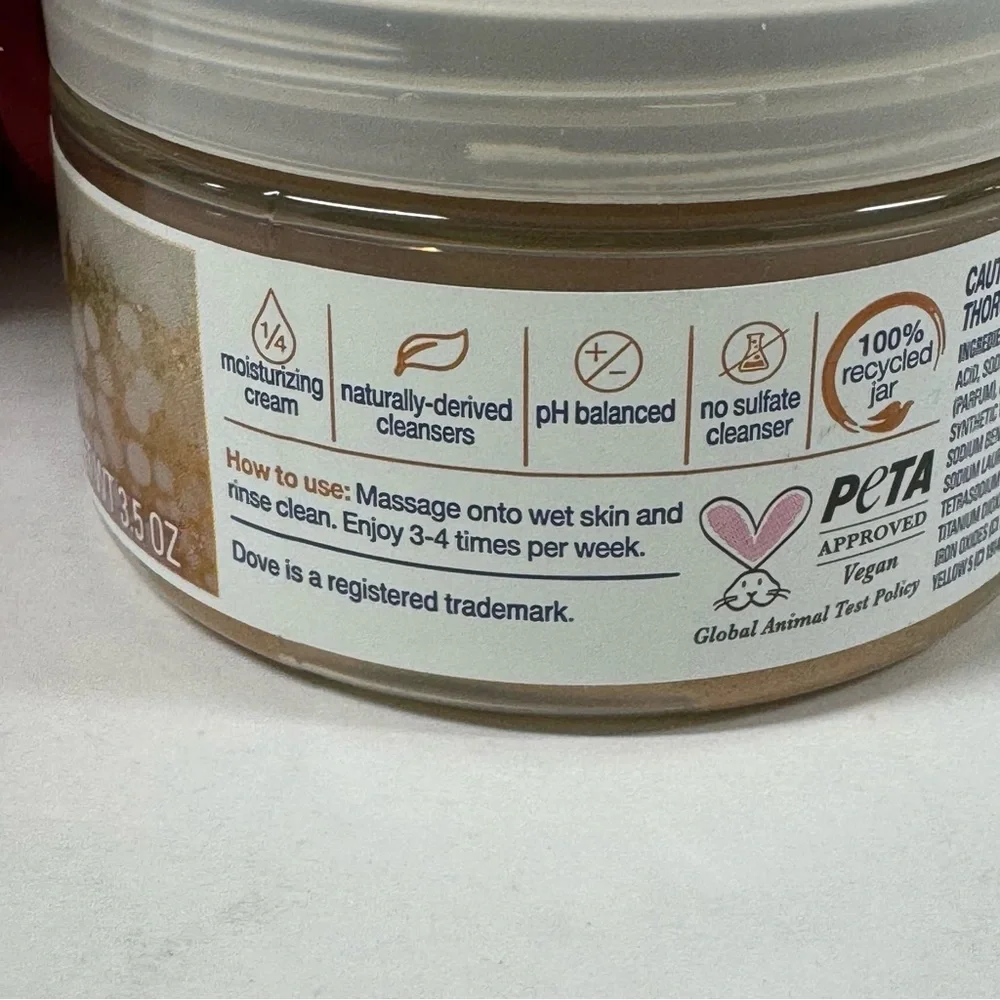 SALE 3 LIM ED DOVE HOT COCOA BODY SCRUB